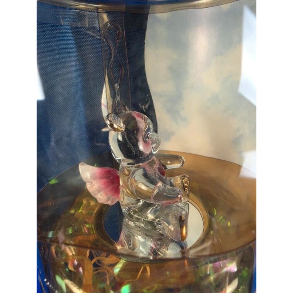 Harmony Bears Glass and 24k Gold Figurine
